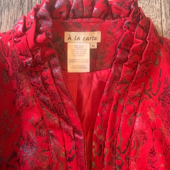 Ladies a la carte lined zippered jacket - Picture 5 of 6